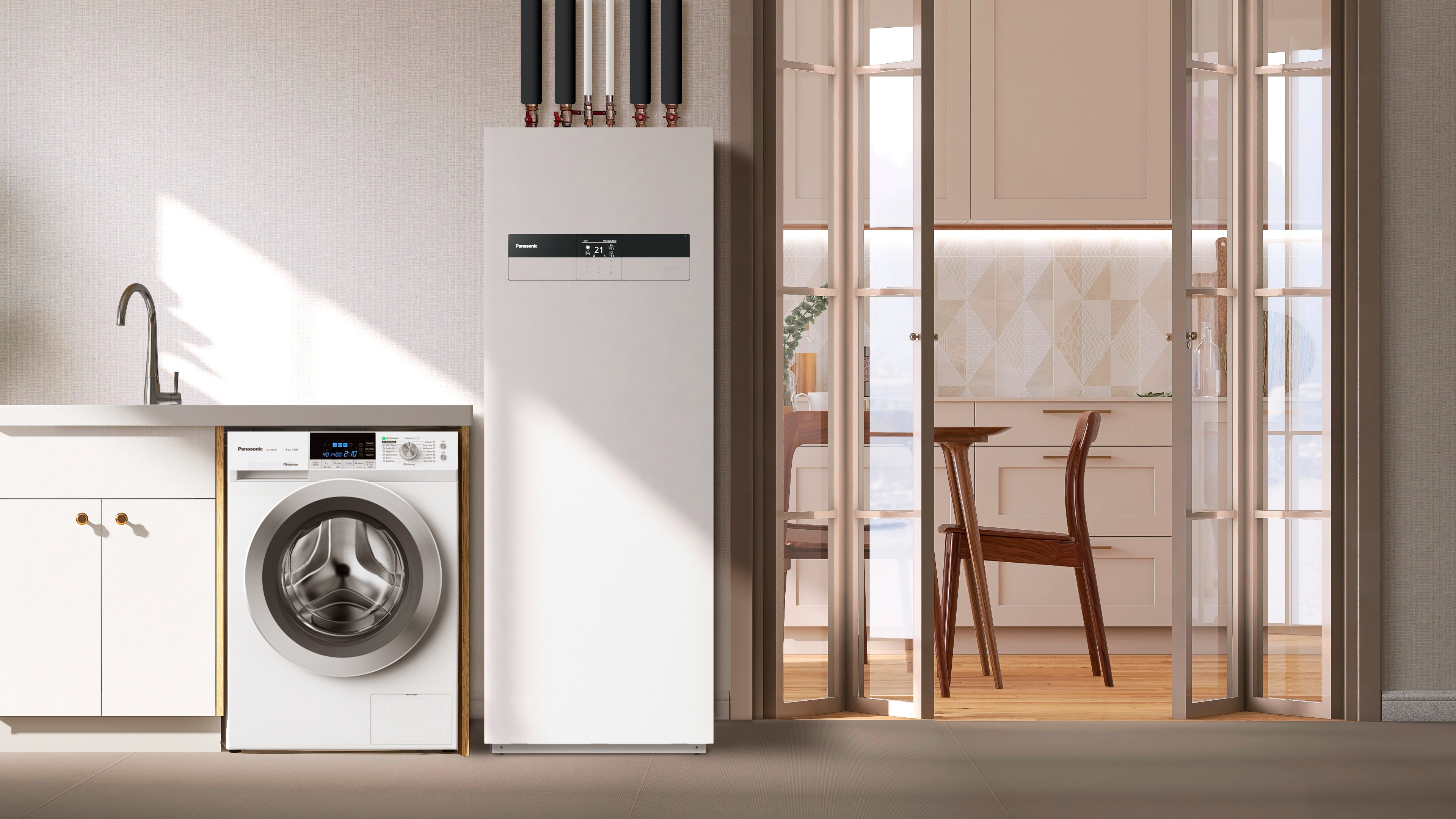 Panasonic Aquarea L-generation – allt-i-ett inomhusdel