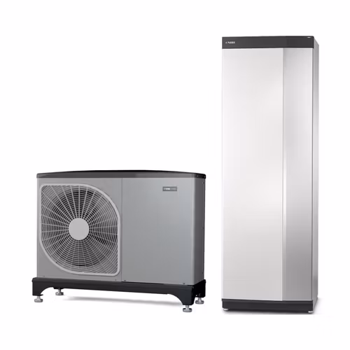 Nibe F2050 + VVM S325 172l luft-vatten
